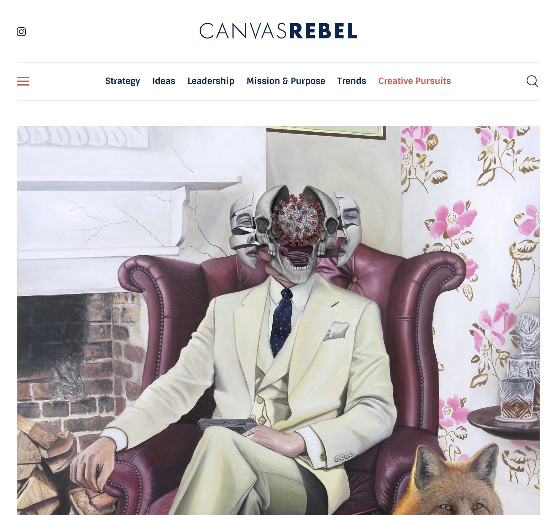 New Interview With Canvas Rebel Magazine - Vincent Fink